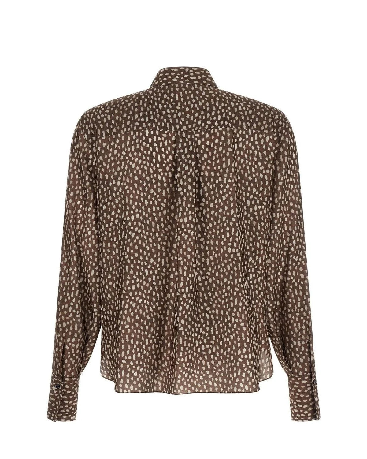 Brunello Cucinelli Blouse in brown — view 2
