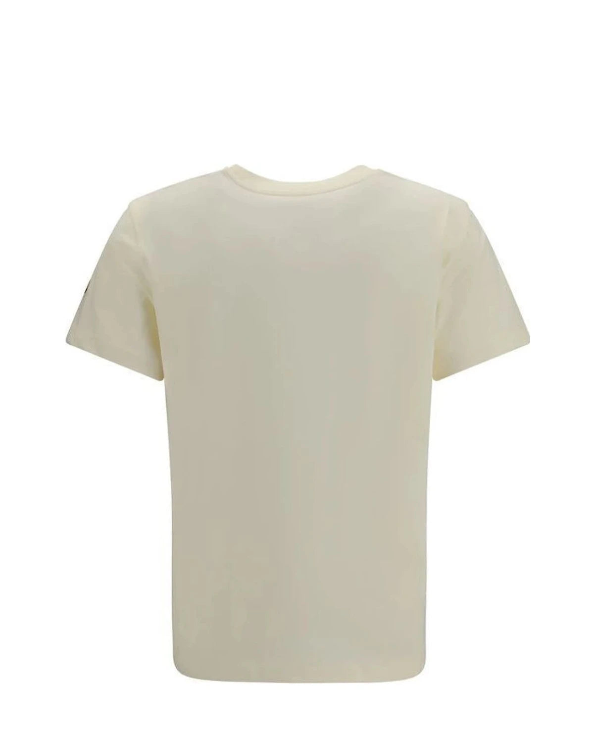Moncler T-Shirt in beige, Cotton — view 2