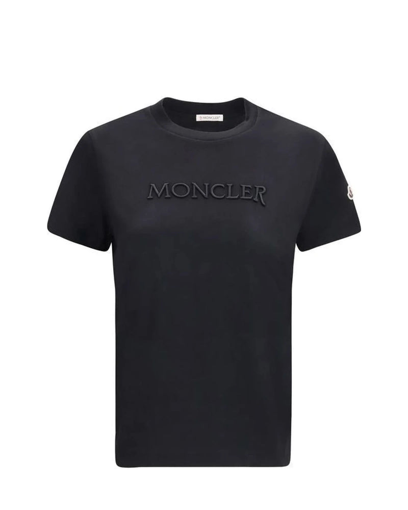Moncler T-Shirt in black, Cotton