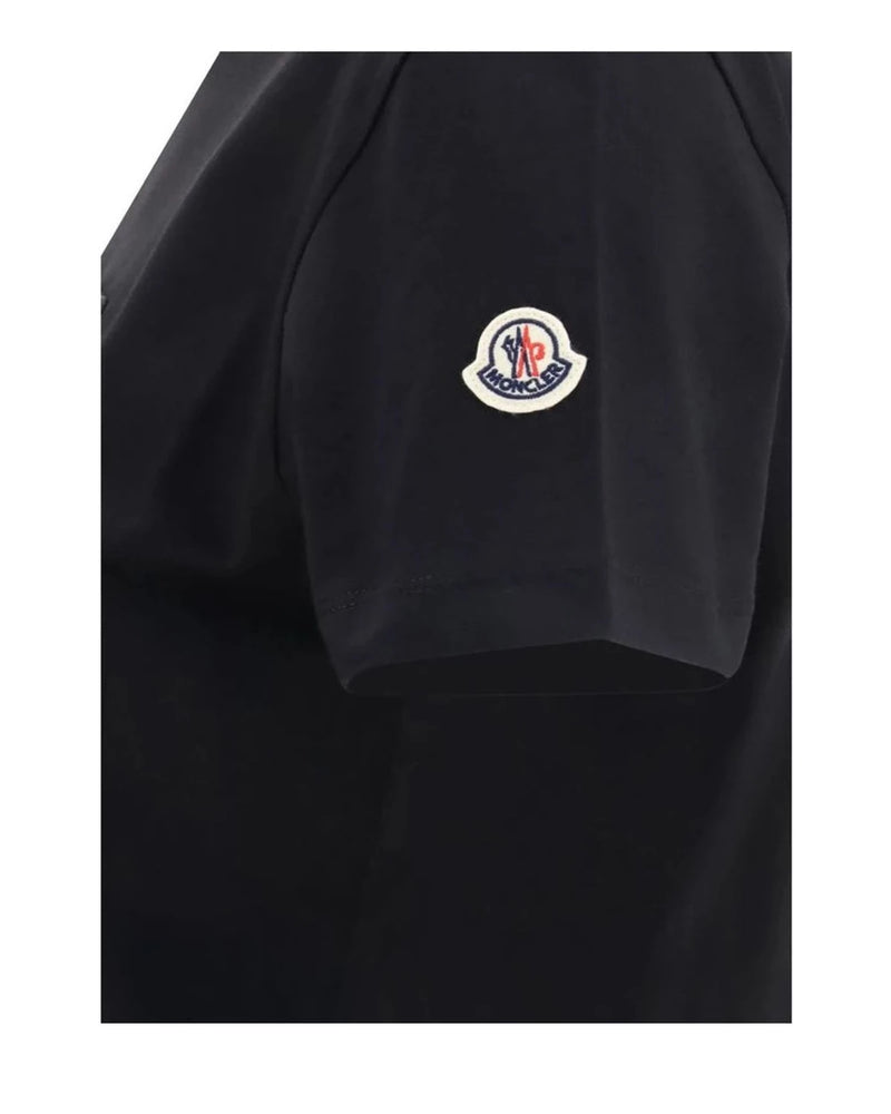 Moncler T-Shirt in black, Cotton — view 3