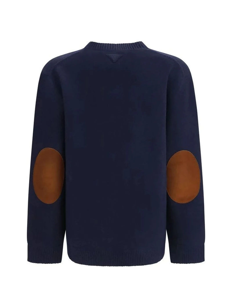 Prada Sweater in blue, Fleece Wool — view 2