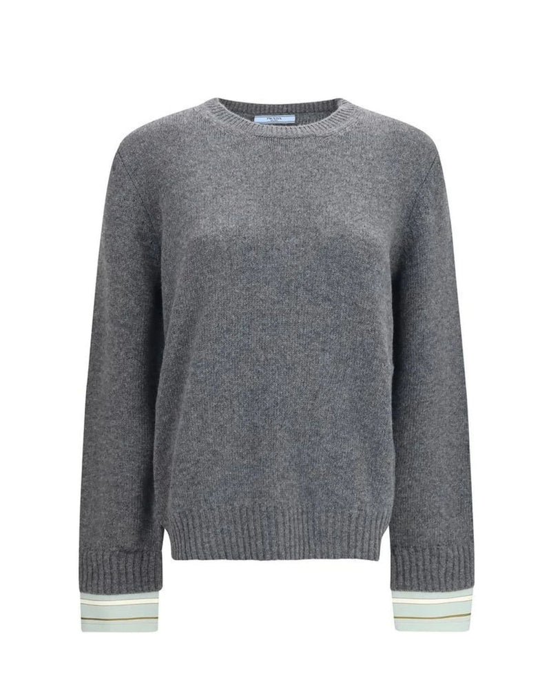 Prada Sweater in gray, Fleece Wool
