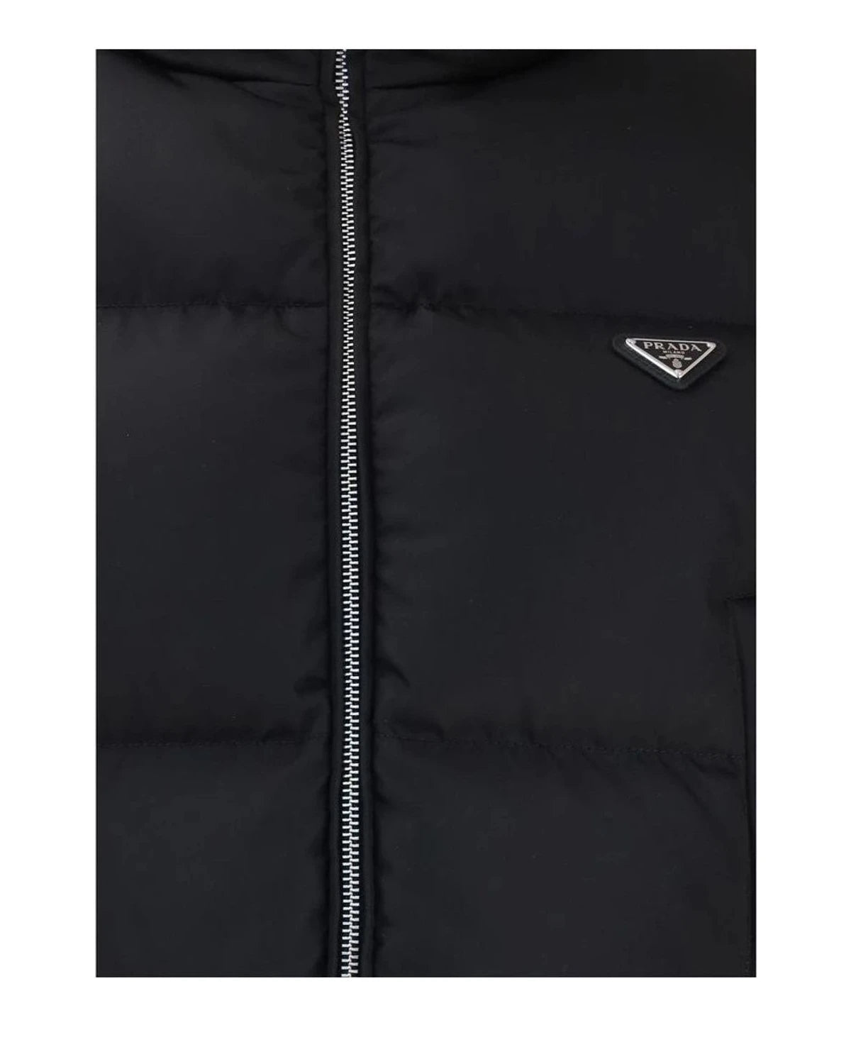 Prada Puffer Jacket in black, Nylon — view 3