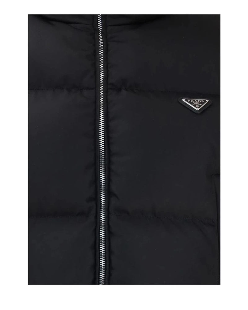 Prada Puffer Jacket in black, Nylon — view 3