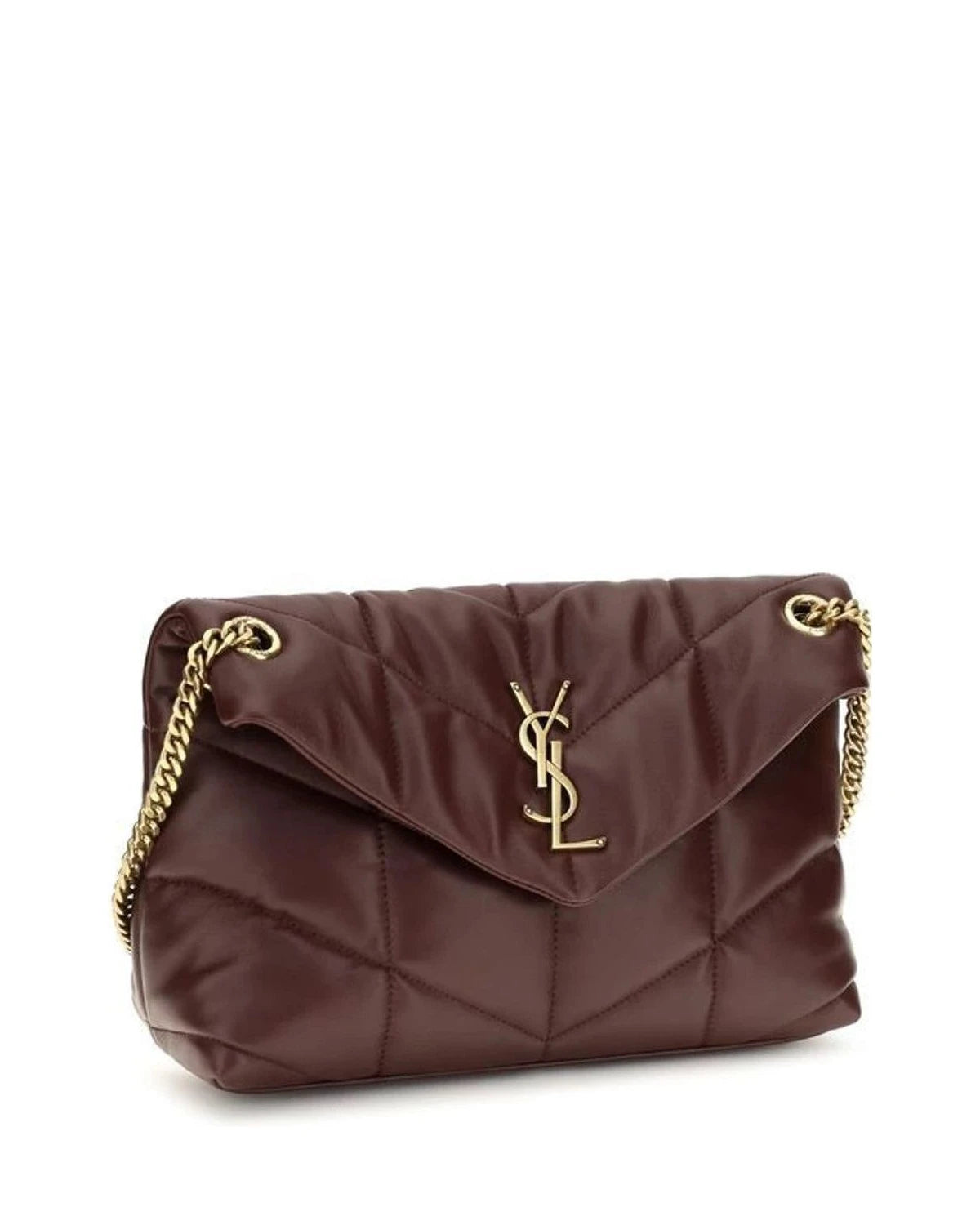 Saint Laurent Shoulder Bag in red, Lamb — view 2