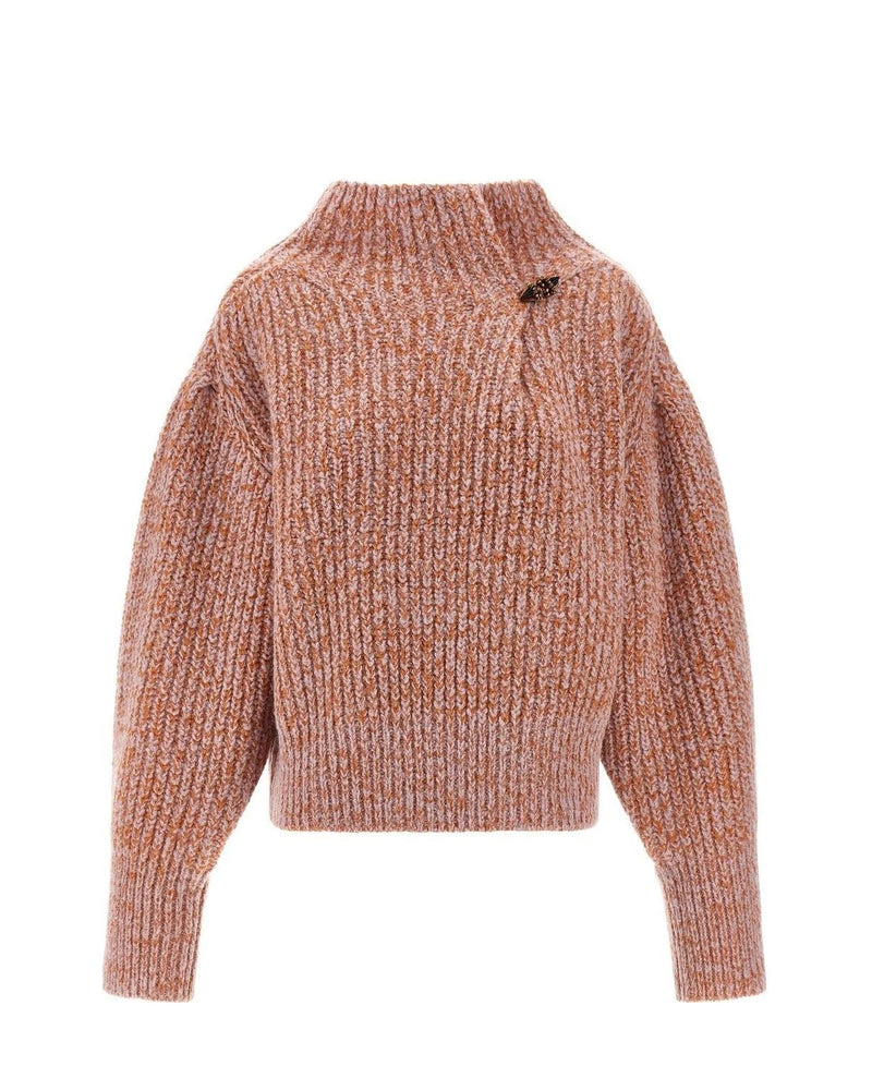 Dries Van Noten Sweater in pink, Wool