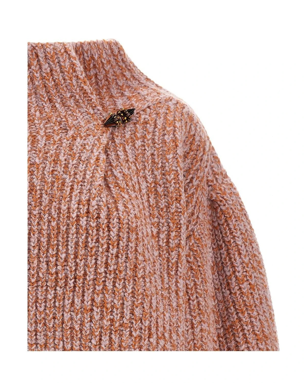 Dries Van Noten Sweater in pink, Wool — view 3