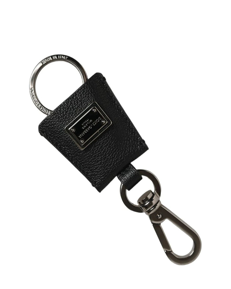 Dolce & Gabbana Keychain in black, Leather Attachment — view 2