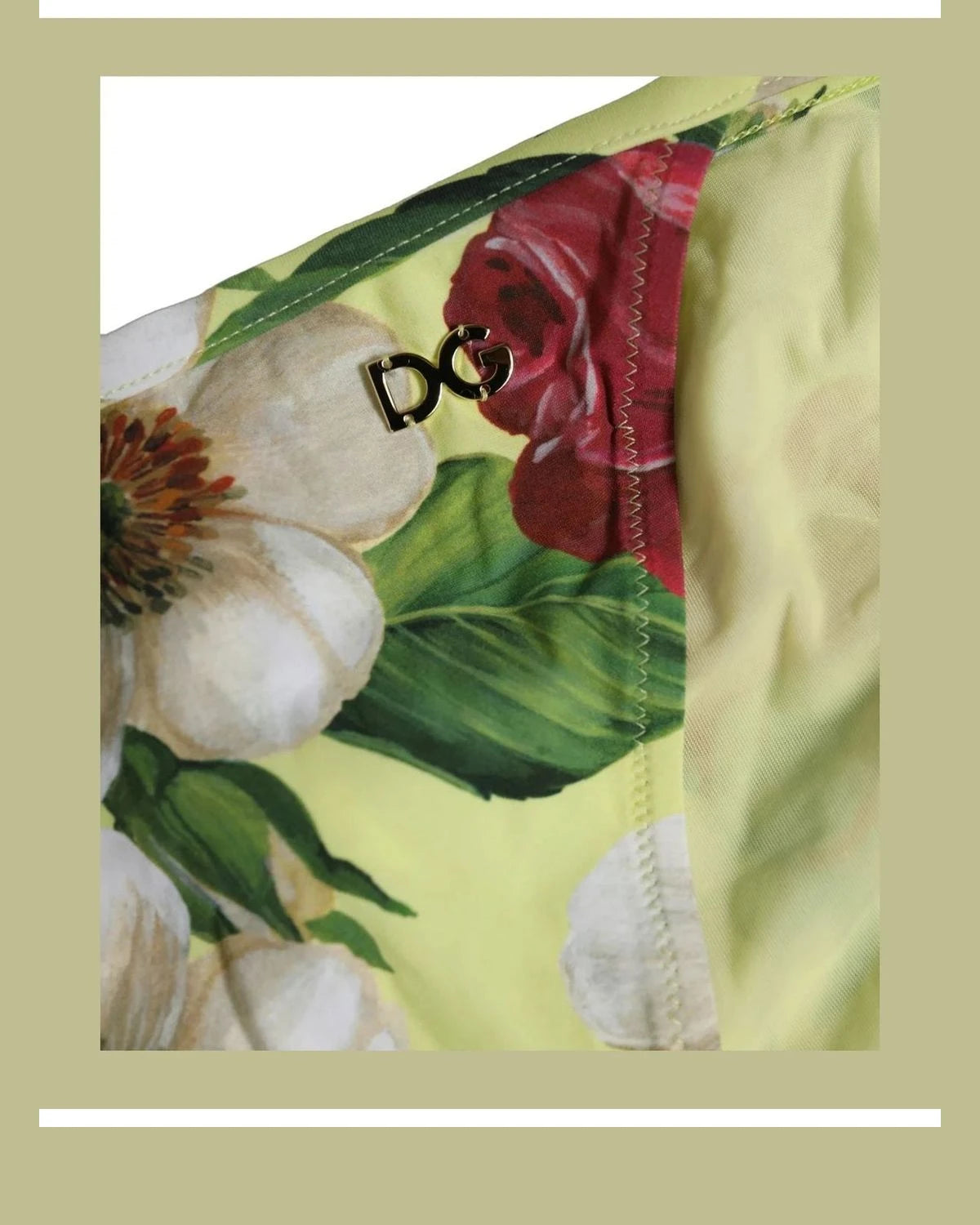 Dolce & Gabbana Classic Bikini in yellow, Nylon — view 4
