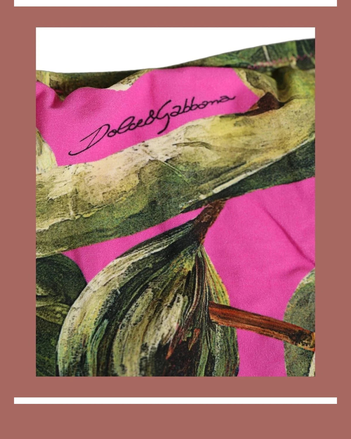 Dolce & Gabbana Fig Pink Classic Bikini