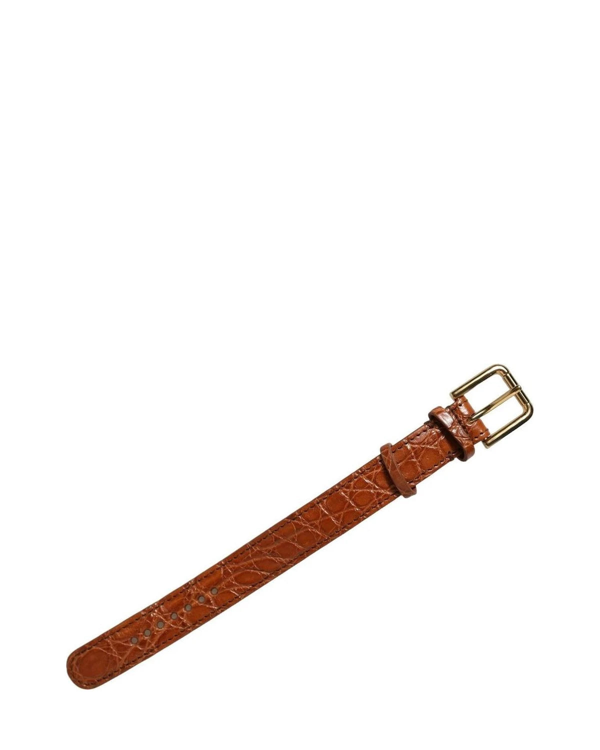 Dolce & Gabbana Bracelet in brown, Caiman Leather — view 2