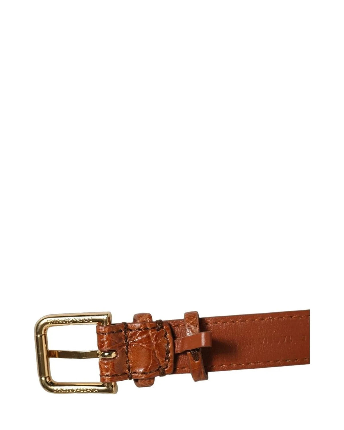 Dolce & Gabbana Bracelet in brown, Caiman Leather — view 5