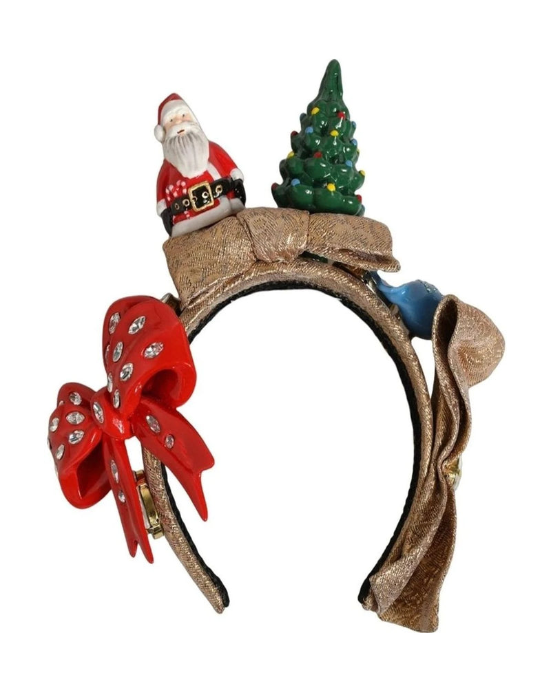 Dolce & Gabbana Headband in gold, Viscose — view 2