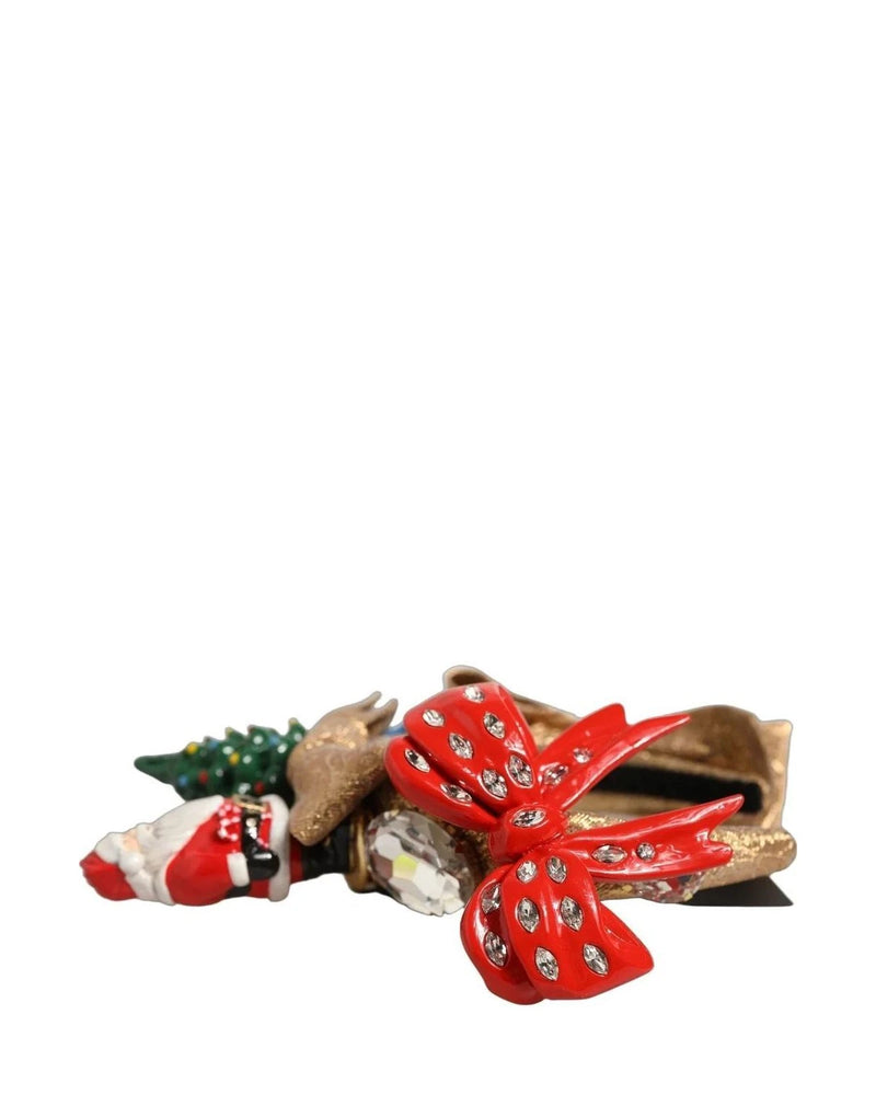 Dolce & Gabbana Headband in gold, Viscose — view 6