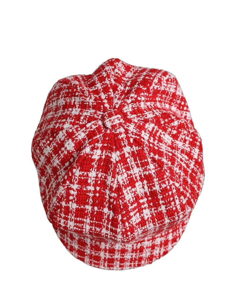 Dolce & Gabbana Winter Hat in red, Cotton — view 7