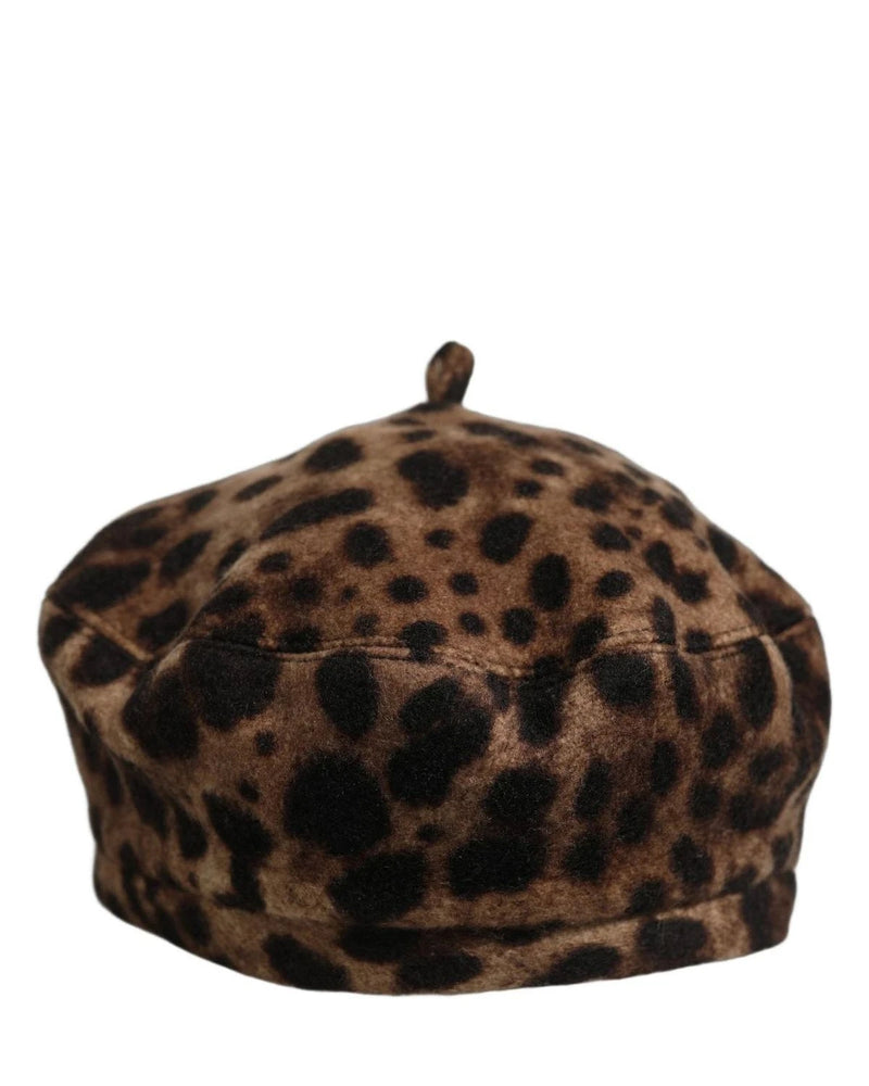 Dolce & Gabbana Beret in brown, Wool — view 3