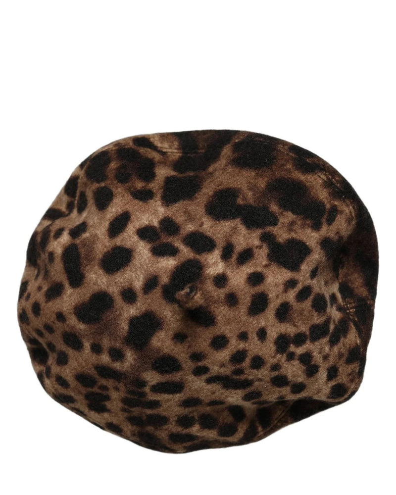 Dolce & Gabbana Beret in brown, Wool — view 5