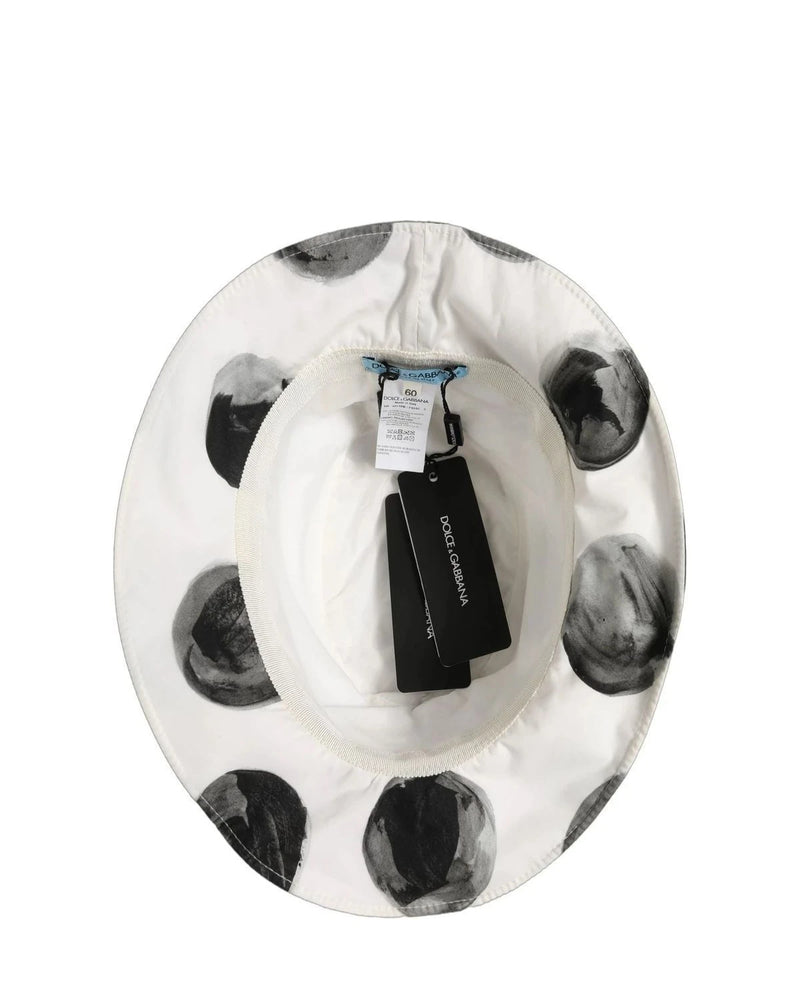 Dolce & Gabbana Bucket Hat in white, Cotton Cotton