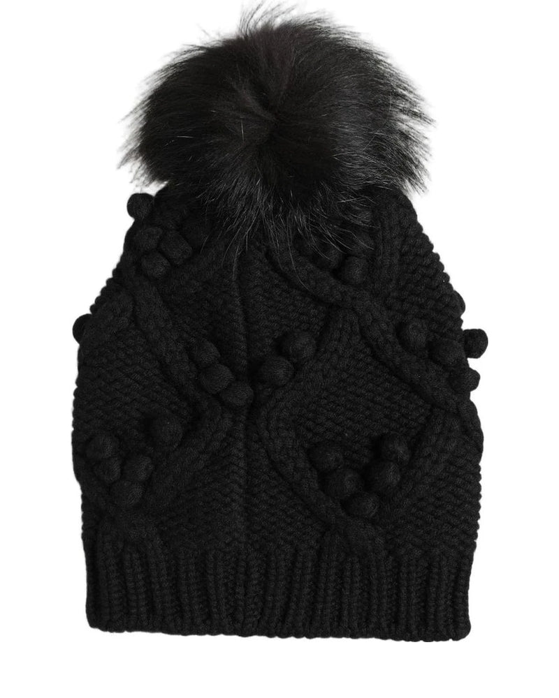 Dolce & Gabbana Winter Hat in black, Cashmere — view 2
