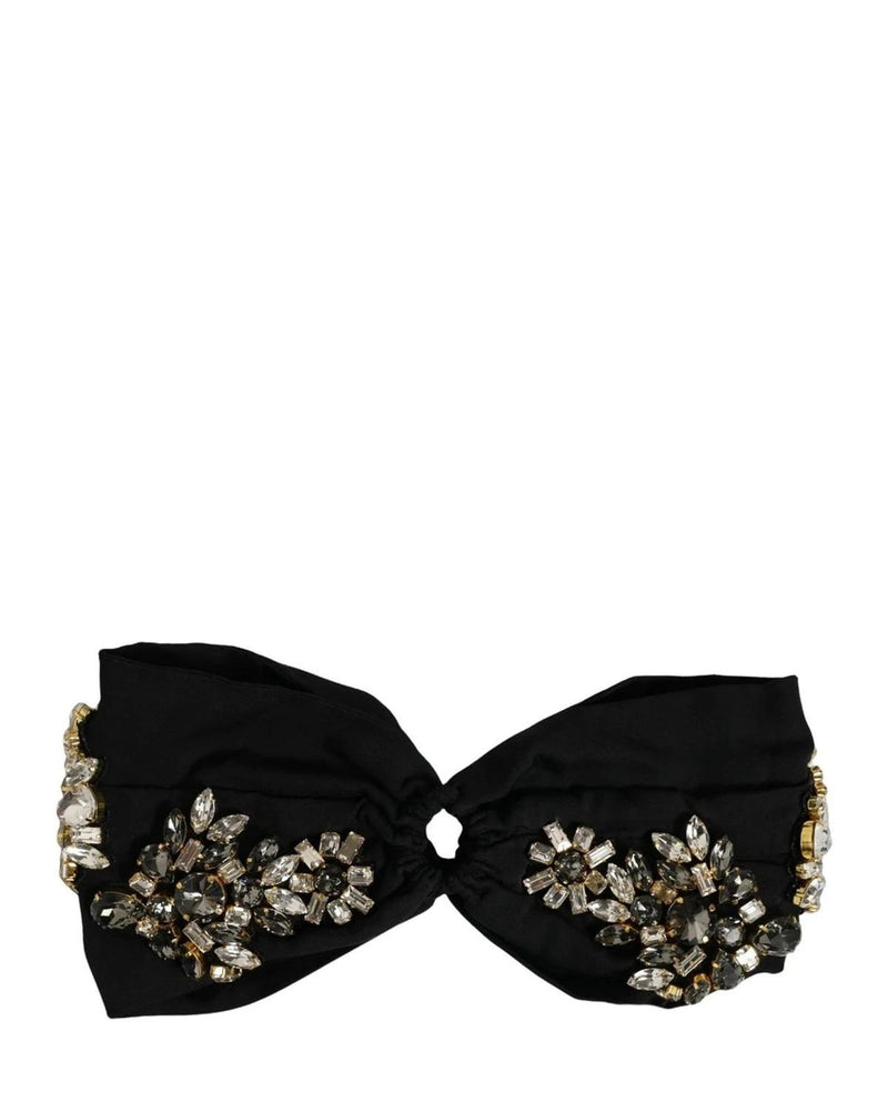 Dolce & Gabbana Headband in black, Silk — view 2