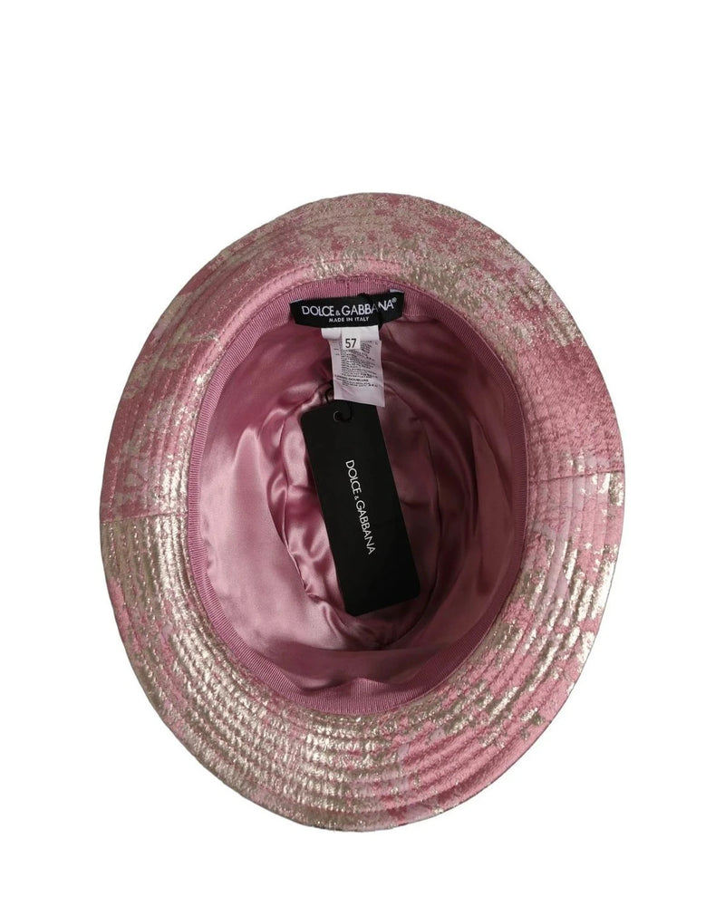 Dolce & Gabbana Bucket Hat in pink, Polyester