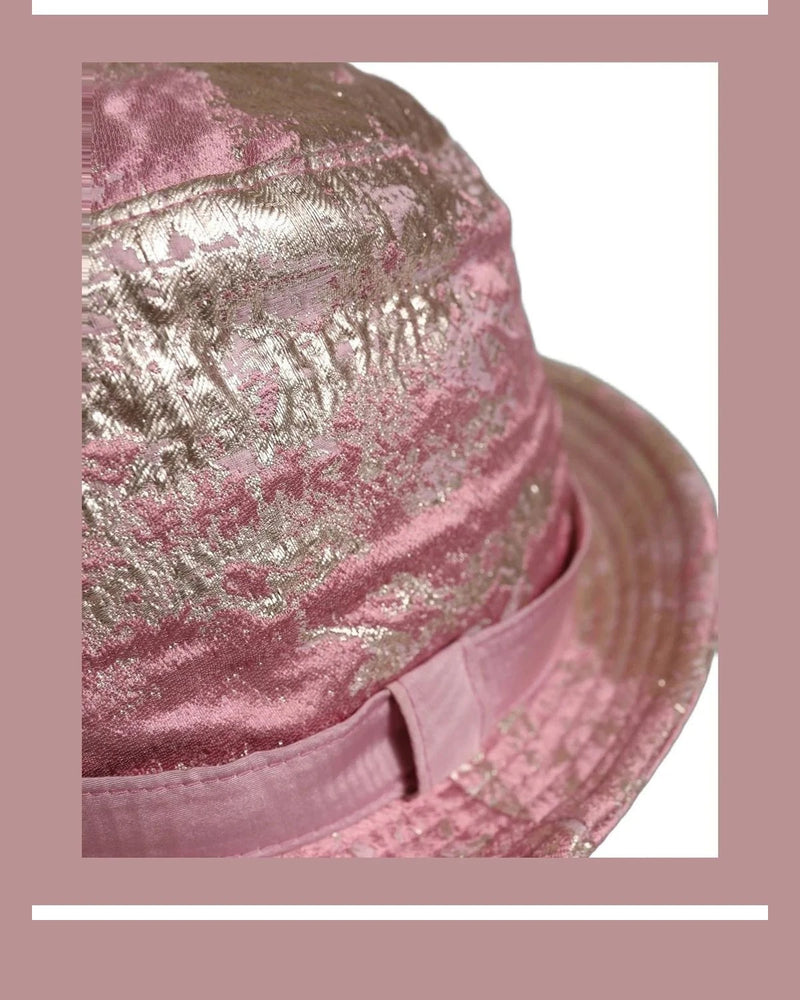 Dolce & Gabbana Bucket Hat in pink, Polyester — view 6