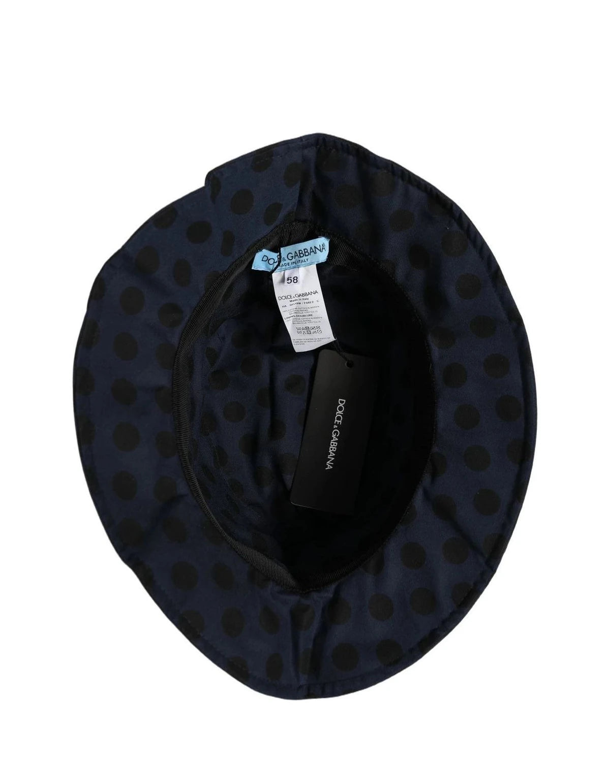 Dolce & Gabbana Bucket Hat in blue, Cotton Cotton