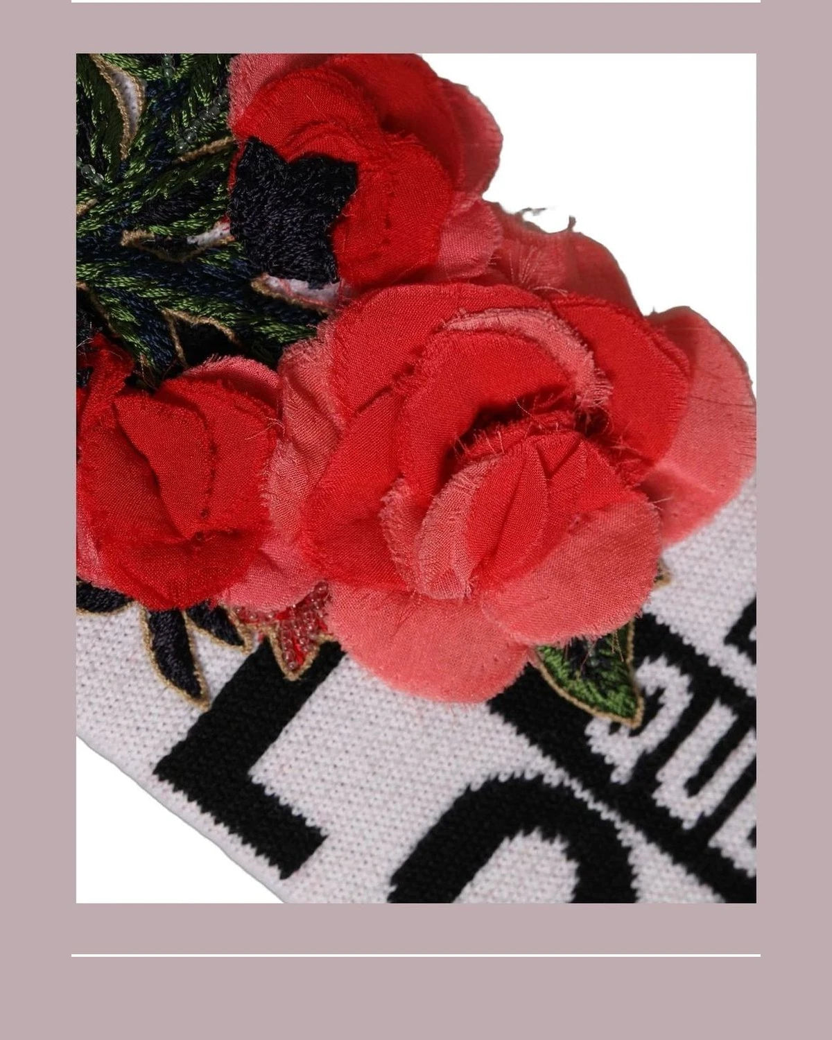 Dolce & Gabbana Headband in white, Virgin Wool — view 5