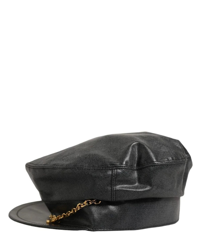 Dolce & Gabbana Bowler Hat in black, Cotton Silk — view 4