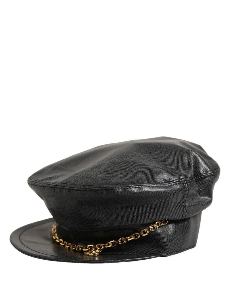 Dolce & Gabbana Bowler Hat in black, Cotton Silk — view 8