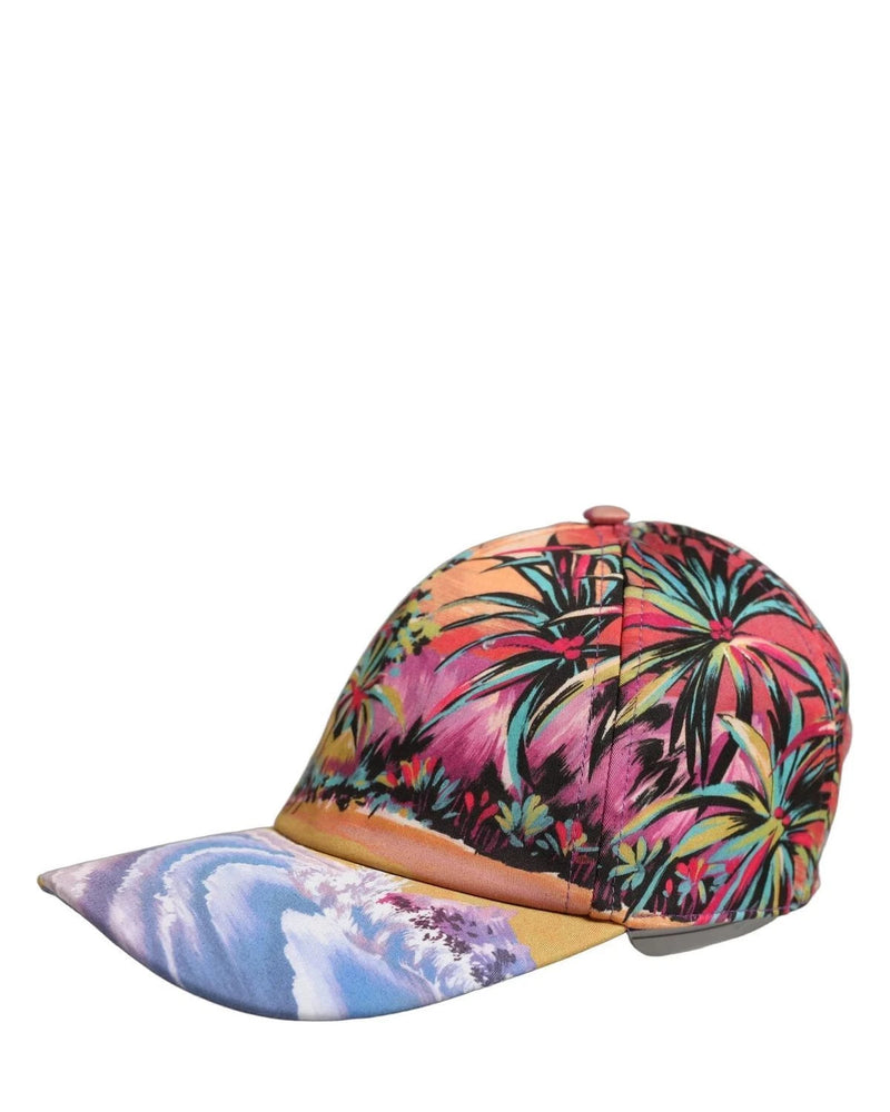 Dolce & Gabbana Baseball Cap in multicolor, Cotton — view 3
