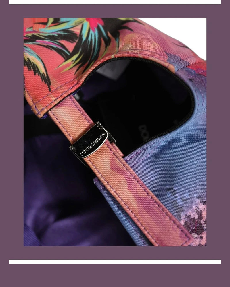 Dolce & Gabbana Baseball Cap in multicolor, Cotton — view 8