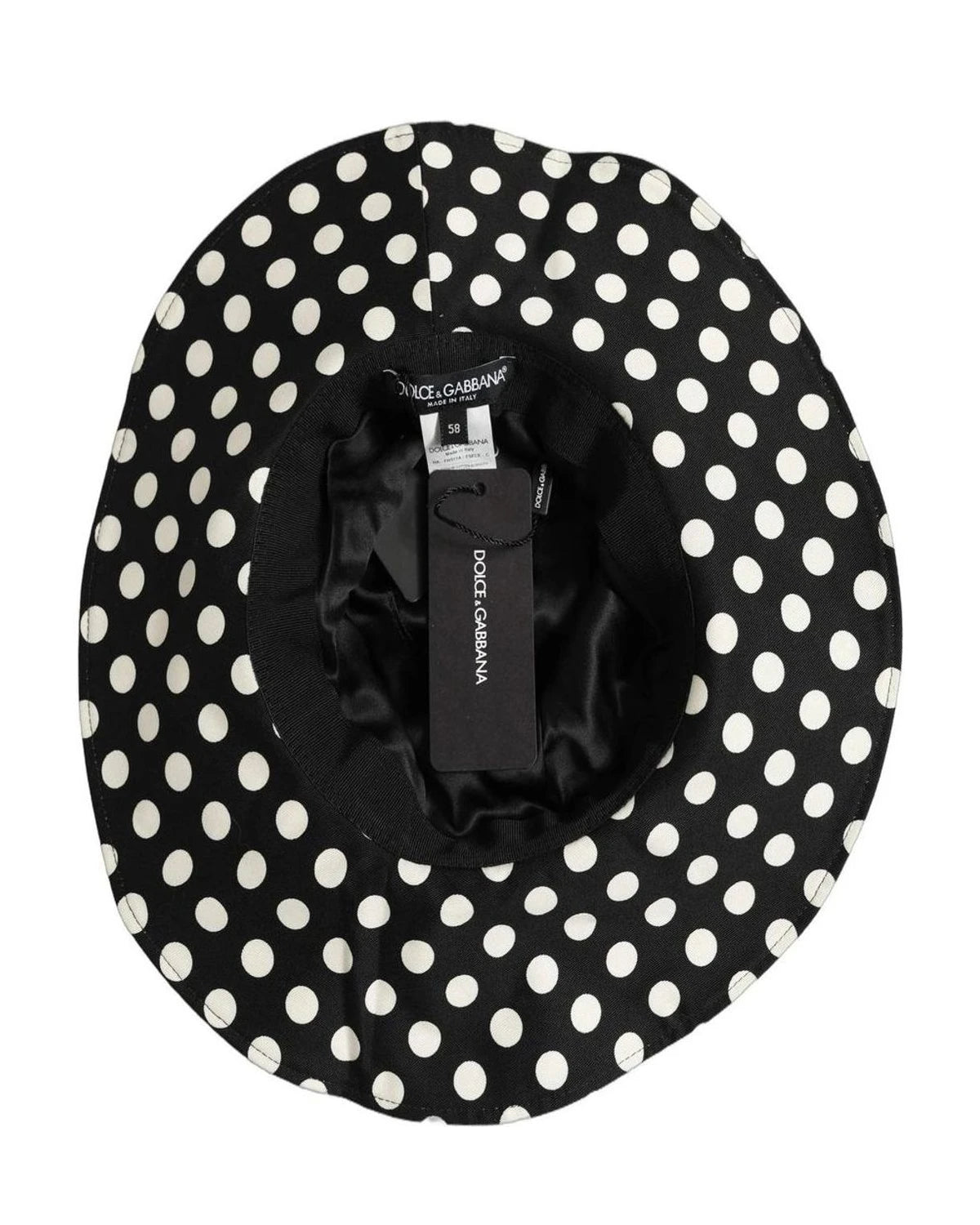 Dolce & Gabbana Sun Hat in black, Cotton