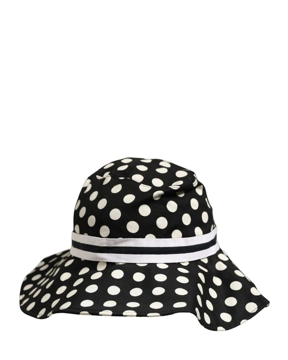 Dolce & Gabbana Sun Hat in black, Cotton — view 2