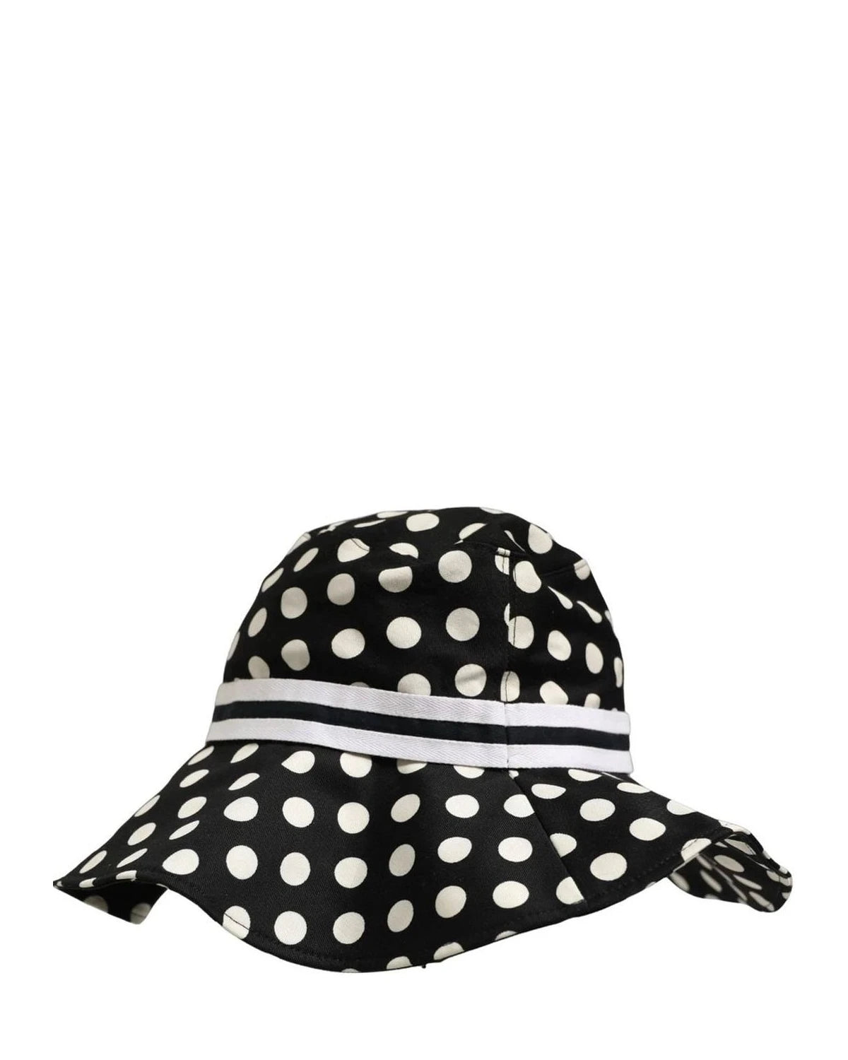 Dolce & Gabbana Sun Hat in black, Cotton — view 4