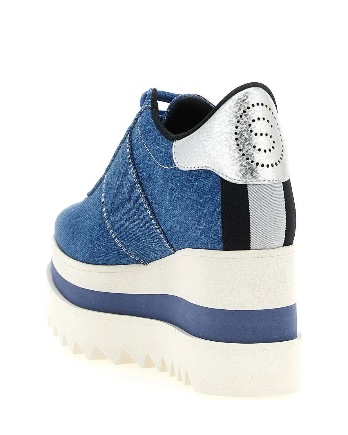 Stella McCartney Wedges in blue, Eva — view 3