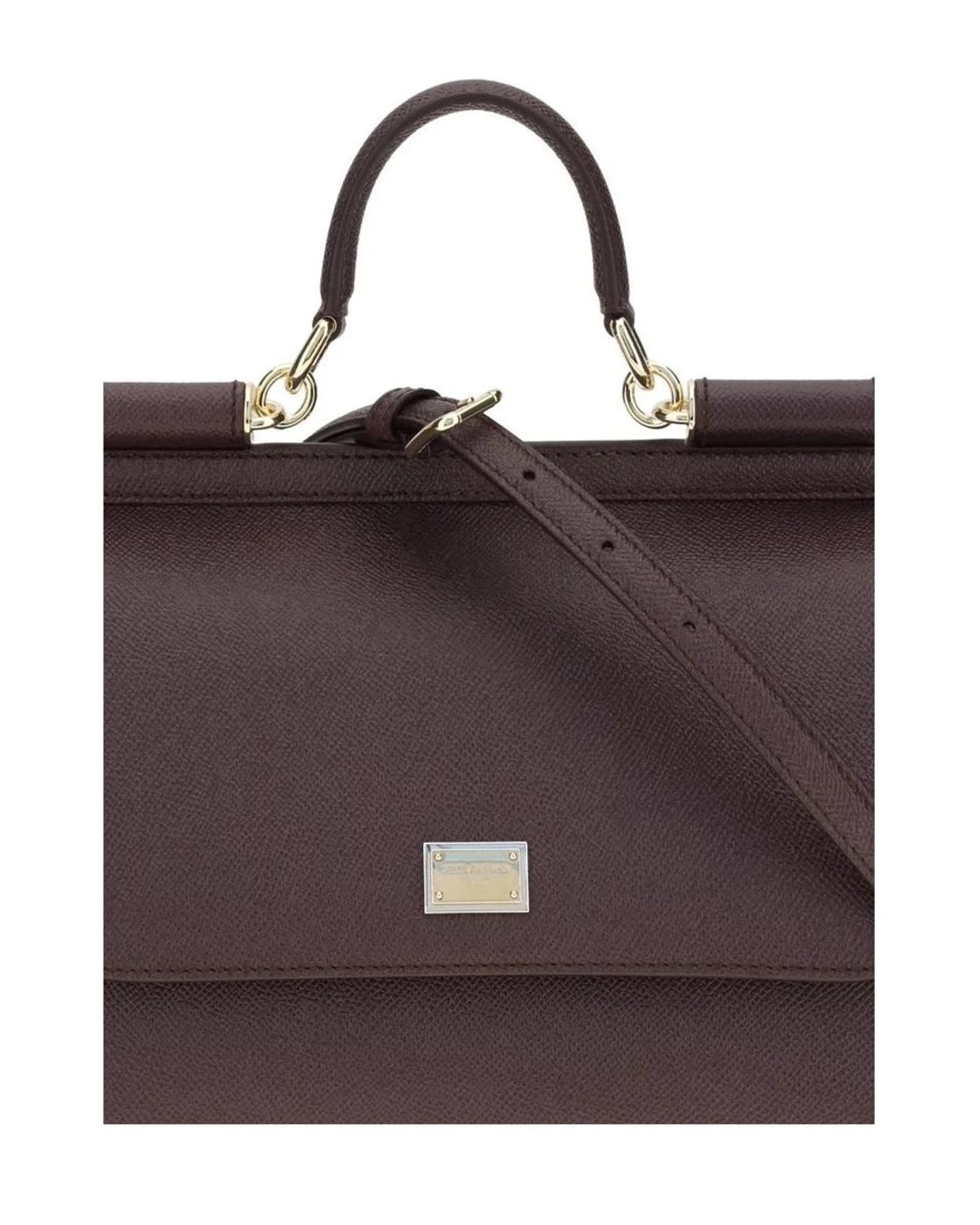Dolce & Gabbana Satchel Bag in red, Calf Leather — view 4