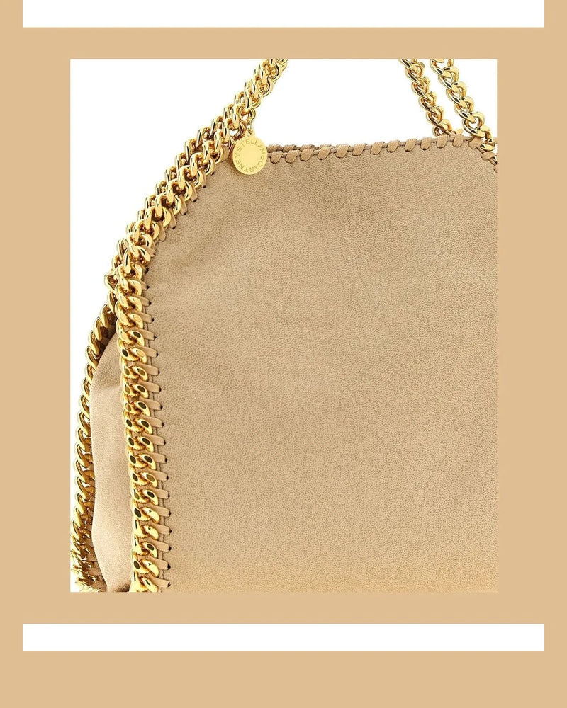 Stella McCartney Shoulder Bag in beige, Polyester — view 3