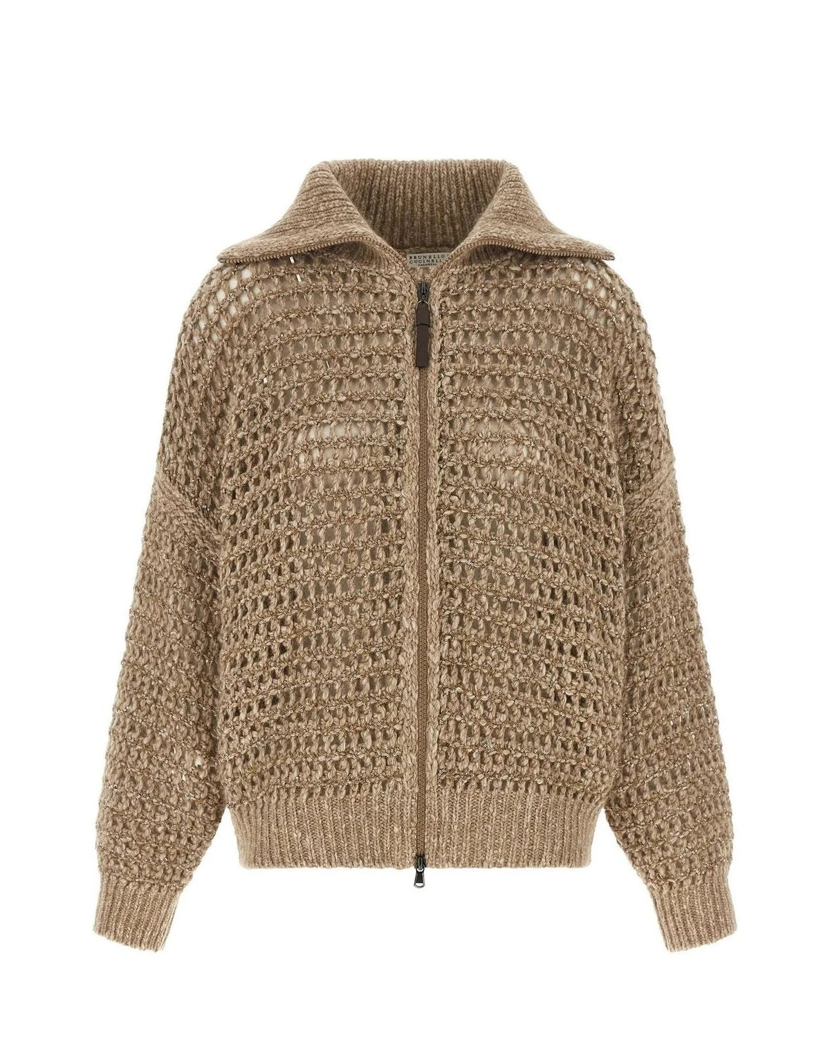 Brunello Cucinelli Cardigan in beige, Wool