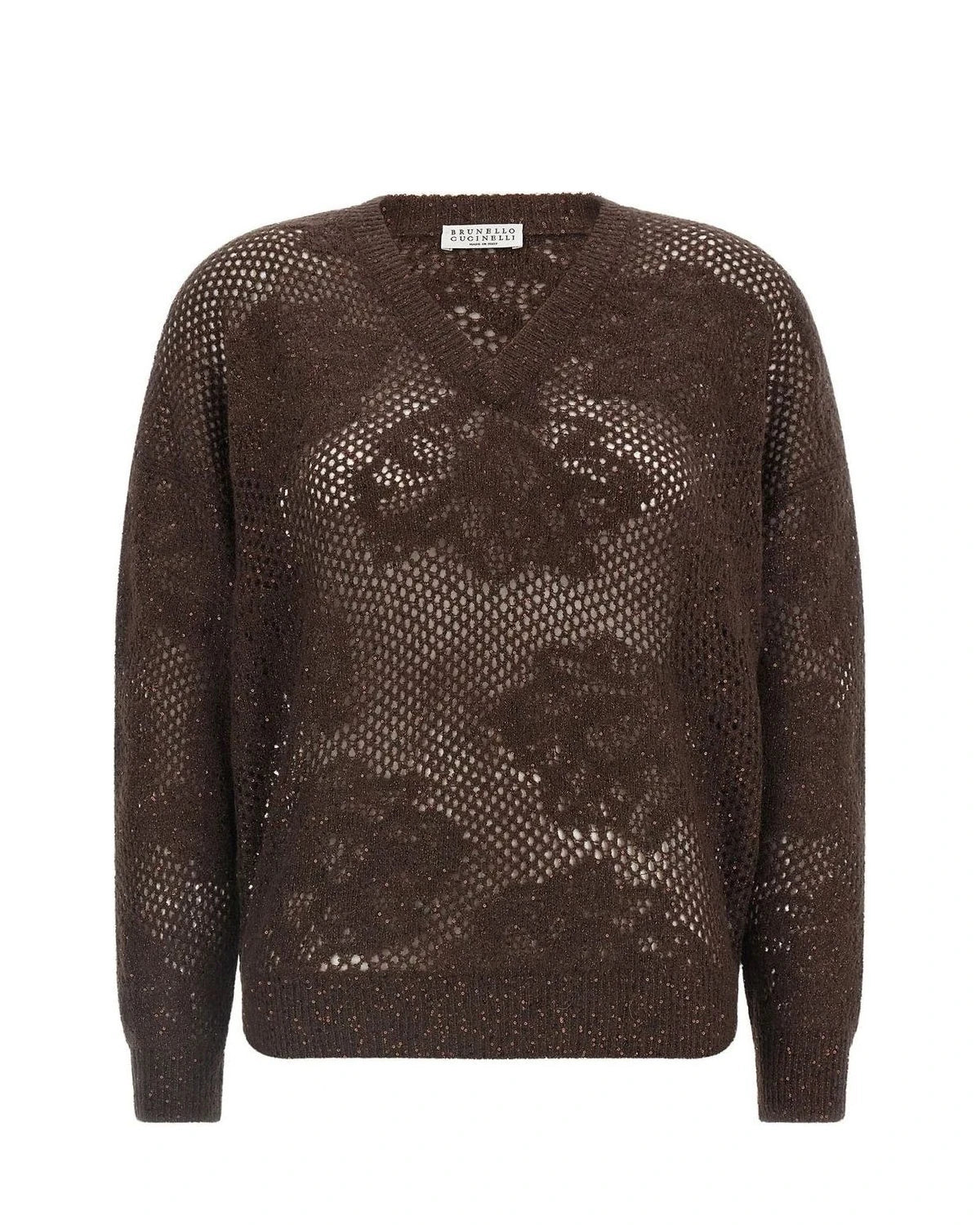 Brunello Cucinelli Sweater in brown, Nylon