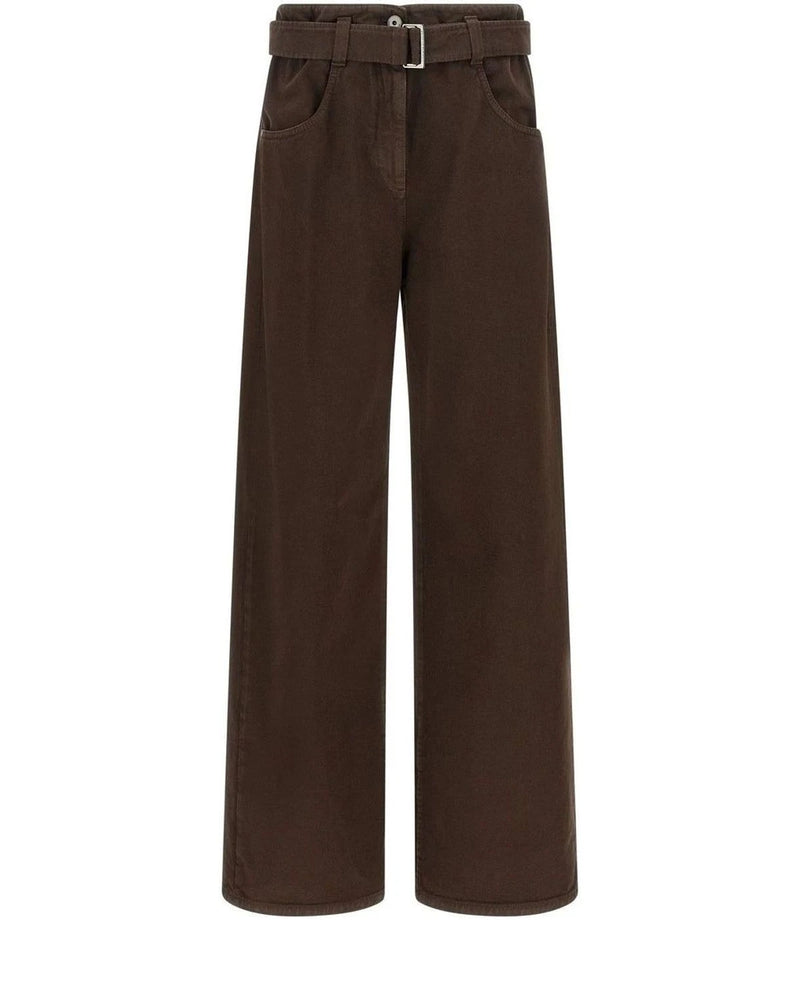 Brunello Cucinelli Jean in brown, Cotton
