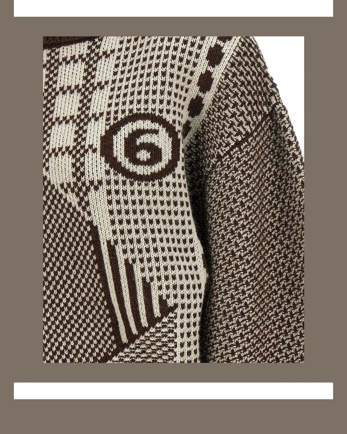 MM6 Maison Margiela Dresse in brown, Wool — view 5