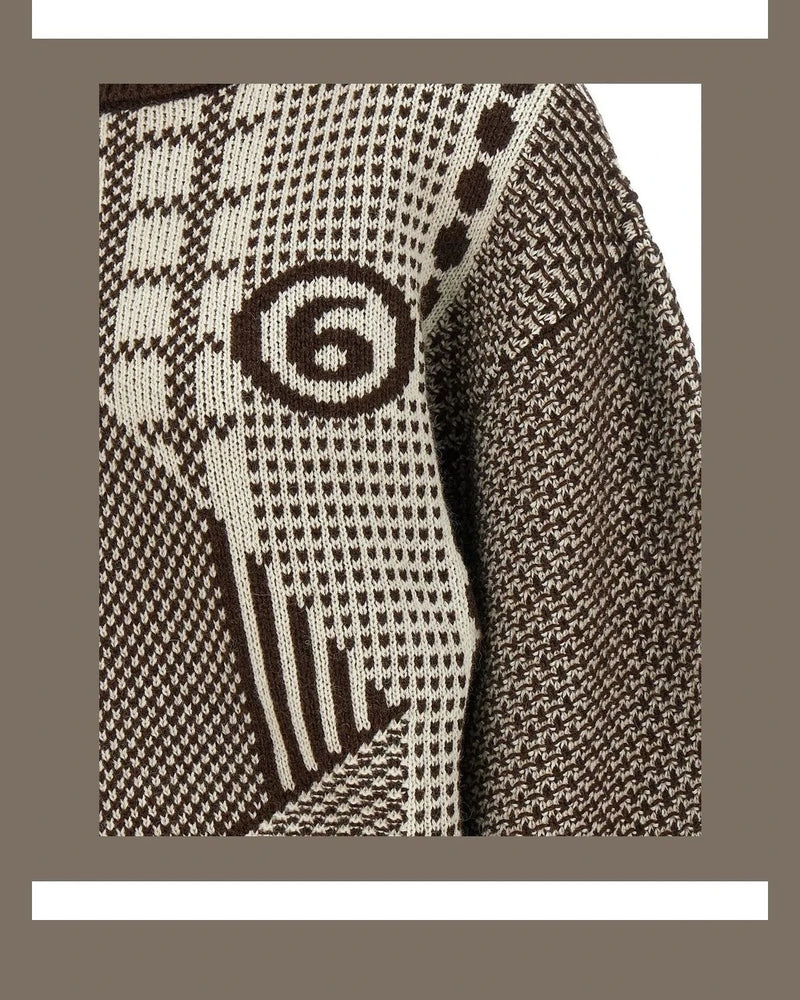 MM6 Maison Margiela Dresse in brown, Wool — view 5