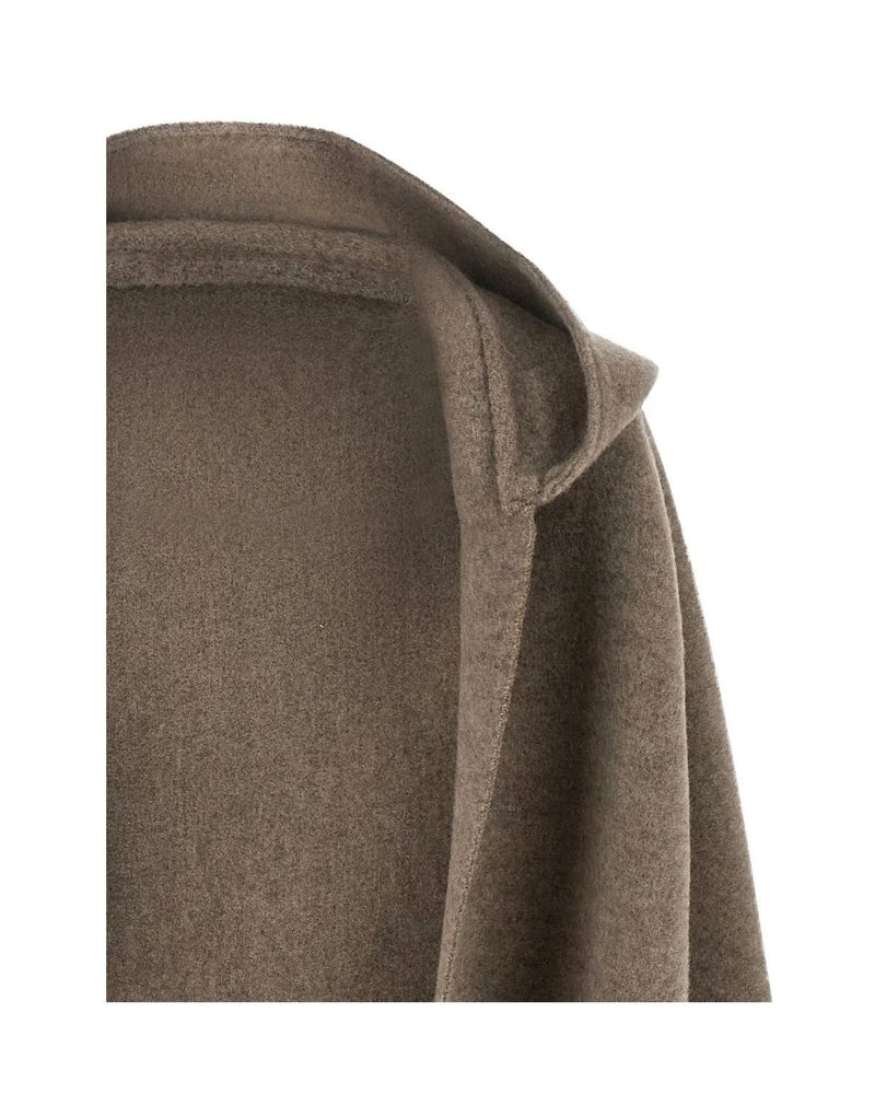 Brunello Cucinelli Scarves & Shawl in brown, Wool — view 3