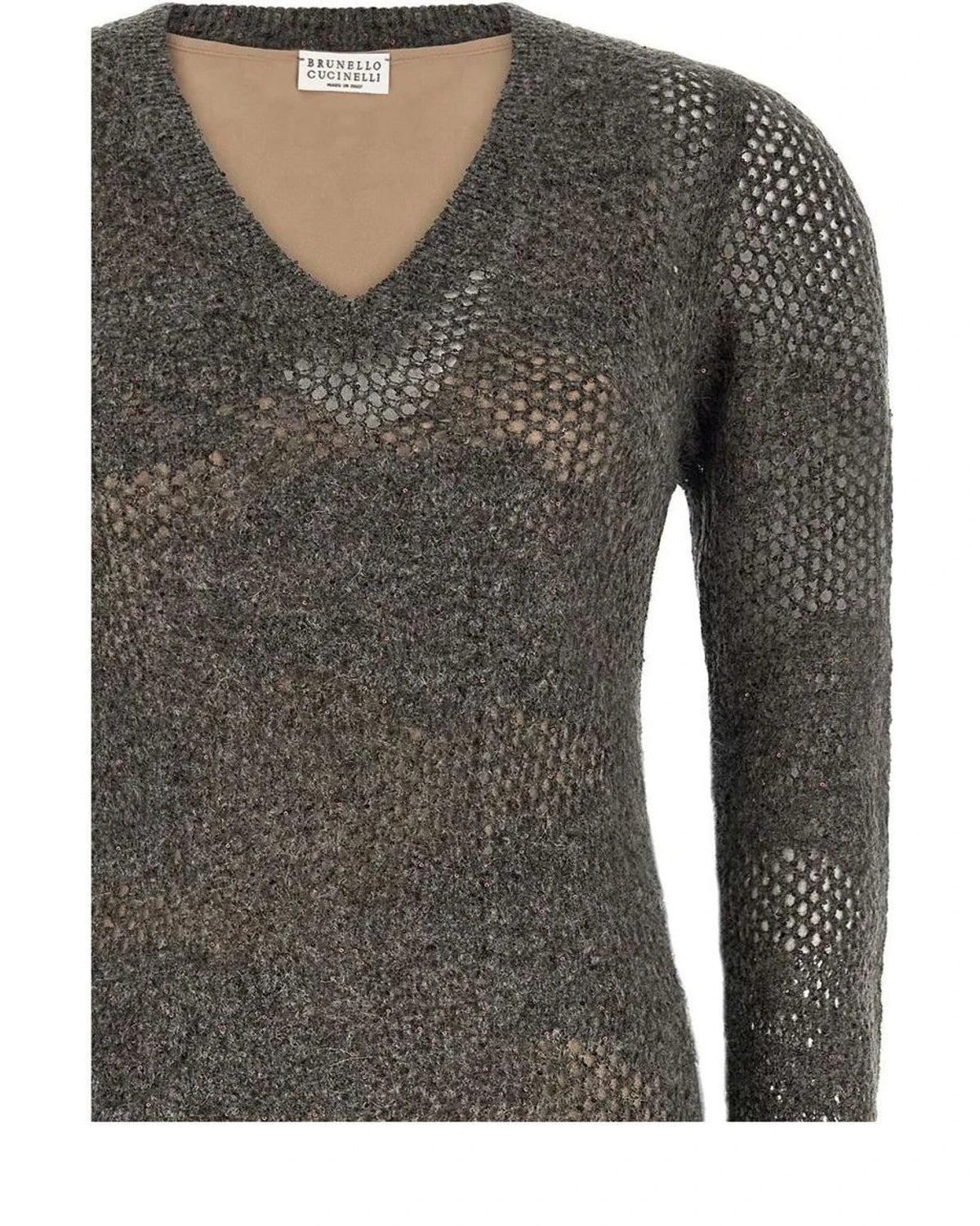 Brunello Cucinelli Dresse in gray, Nylon — view 3