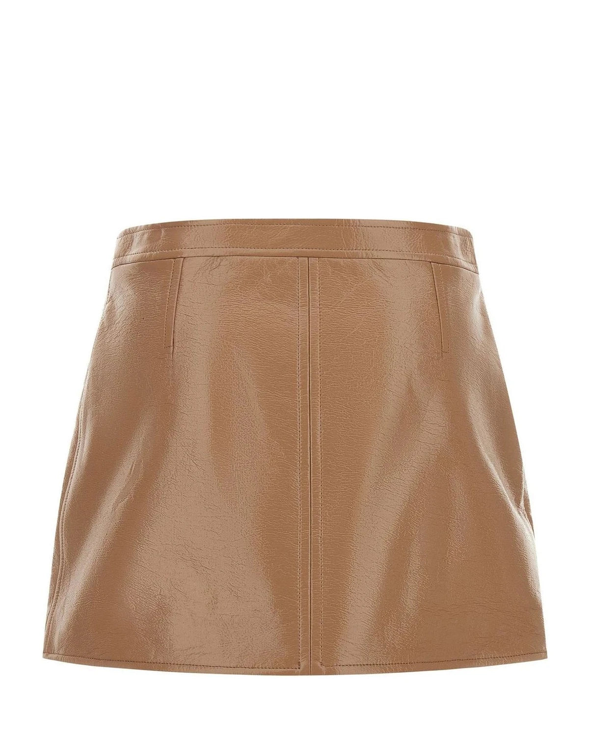 Courrèges Skirt in beige, Cotton — view 2