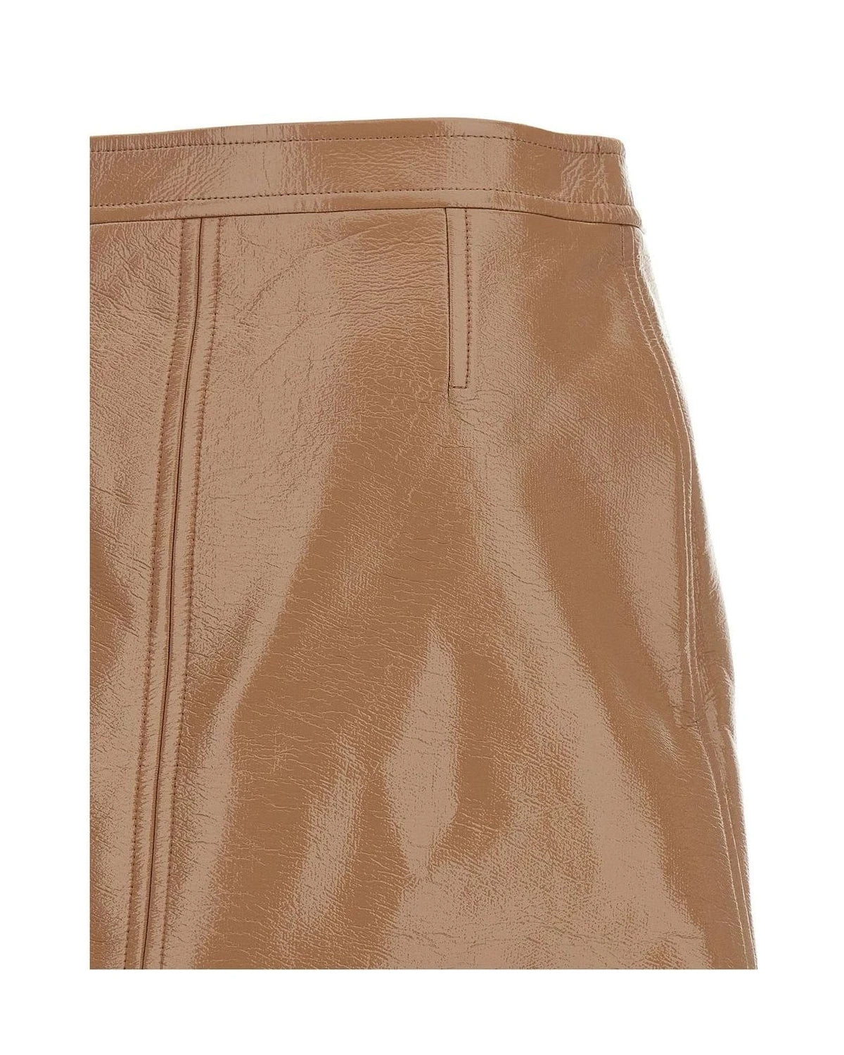 Courrèges Skirt in beige, Cotton — view 4