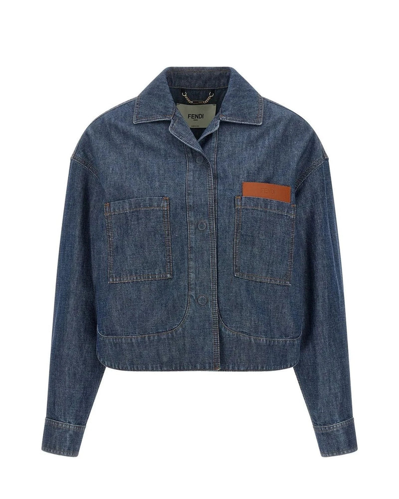 Fendi Trucker Jacket in blue
