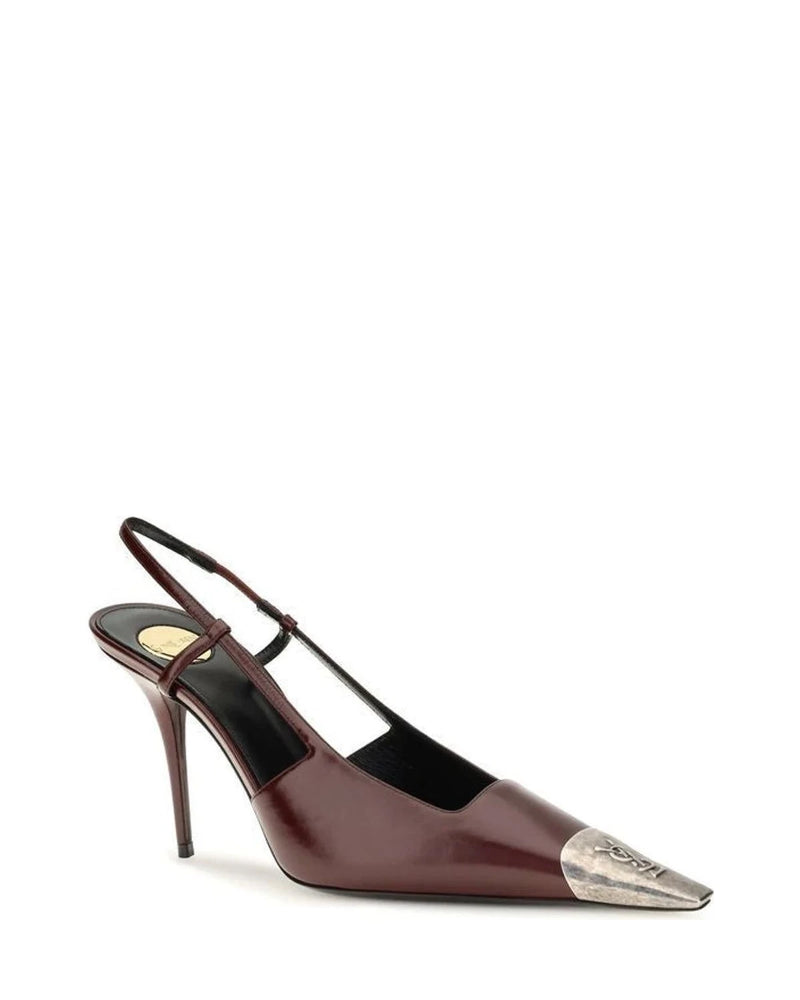 Saint Laurent Pumps in red, Calf Leather