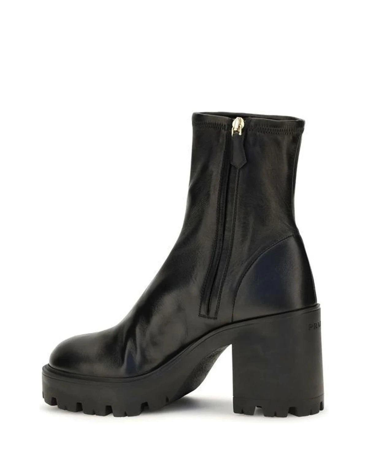 Prada Ankle Boots in black, Calf Leather — view 3